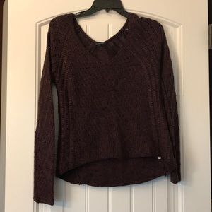 American eagle maroon sweater